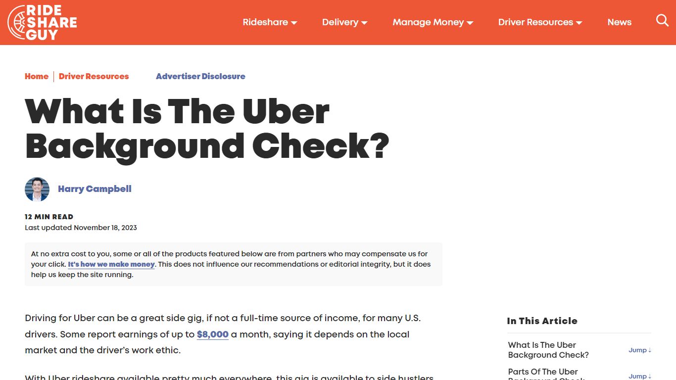 What Is An Uber Background Check? What It Means for Drivers
